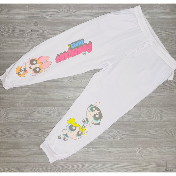 Nwt rue21 plus Cartoon Network power puff girls joggers sweat pants plus size - Picture 3 of 5